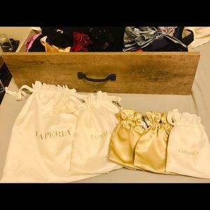 New La Perla Silk Lingerie Bags
